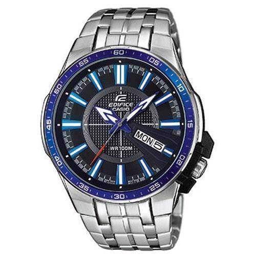 Image of Casio Edifice mat rustfri stål quartz multifunktion (5474) Herre ur, model EFR-106D-1A2VUEF